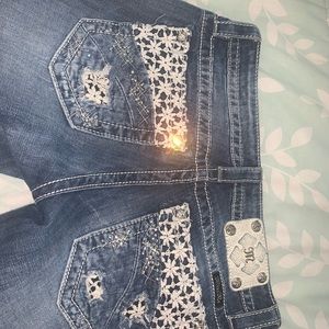 Miss Me Cuffed Skinny Jeans